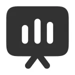 Presentation Chart Bar Alt SVG Icon